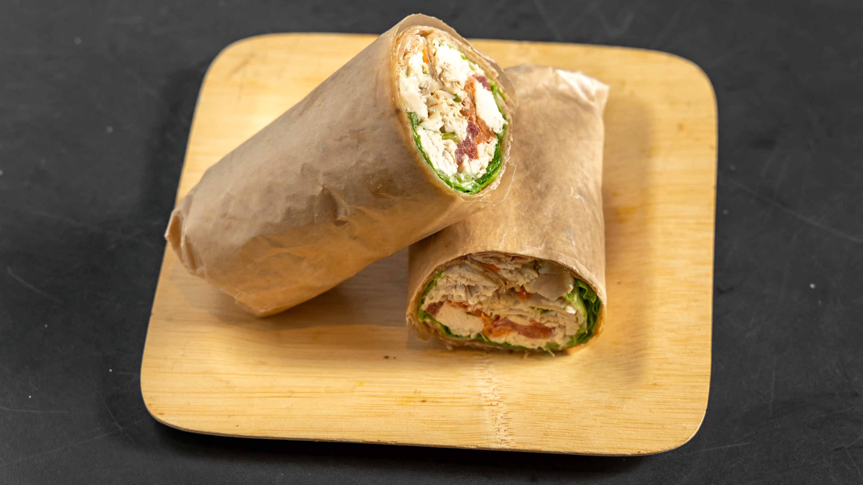 Order Chicken Salad Sandwich on a whole wheat wrap food online from Veritable store, New York on bringmethat.com
