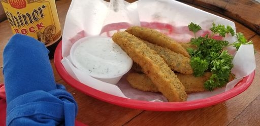Order Fried Pickles food online from County Line On The Hill store, Austin on bringmethat.com