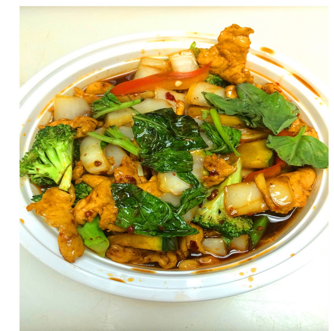 Order Taiwanese Basil 3 Cup Chicken food online from Szechuan Express store, Pittsburgh on bringmethat.com