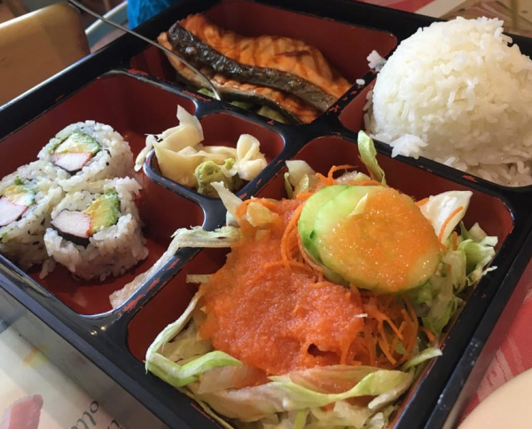 Order Salmon Teriyaki Box food online from Love Sushi store, Gaithersburg on bringmethat.com