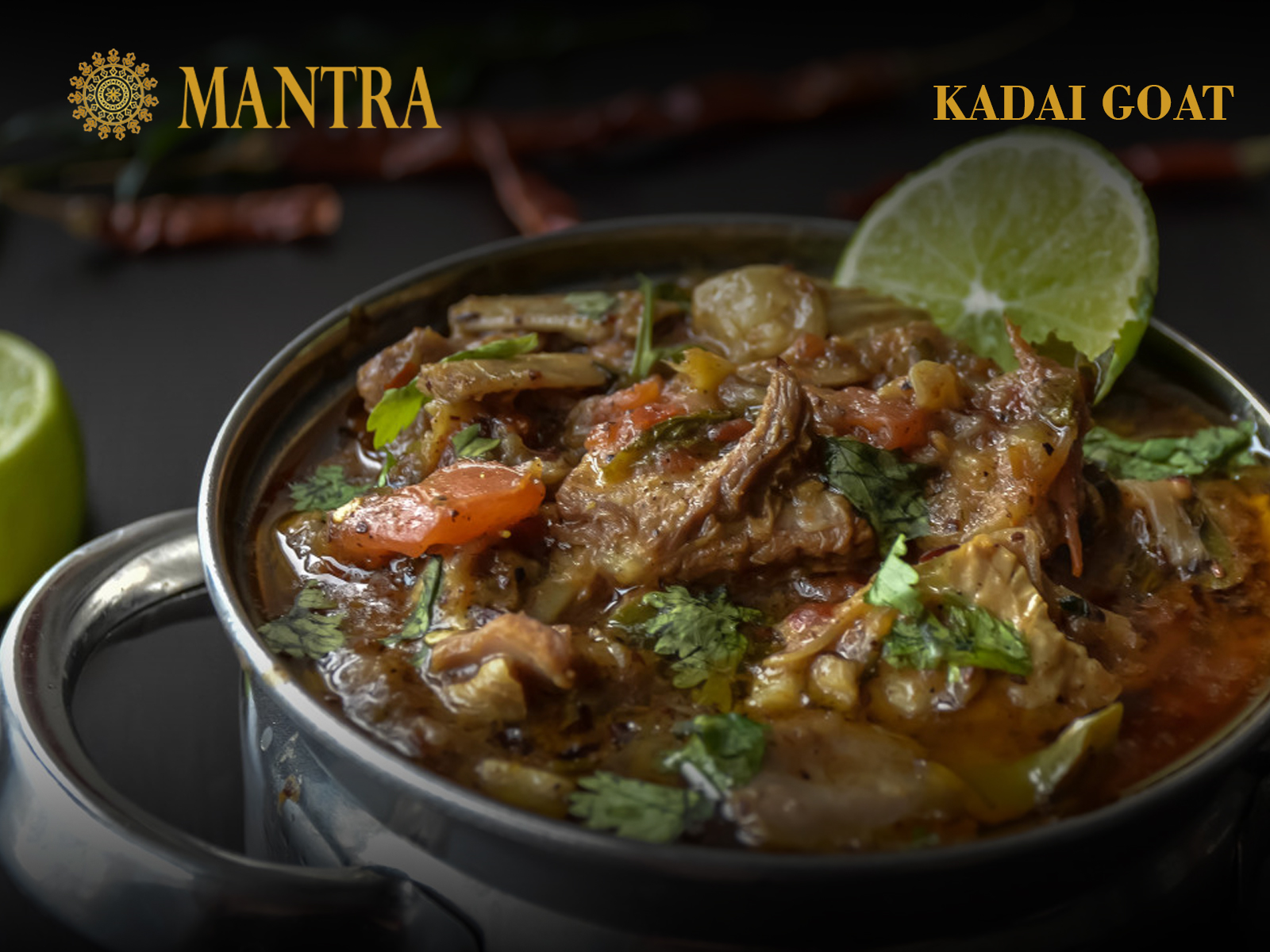 Order Kadai Goat food online from Mantra restaurant store, Jersey City on bringmethat.com