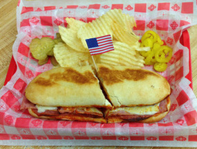 Order Italian Sub Sandwich food online from Americana Pizza store, Centerville on bringmethat.com