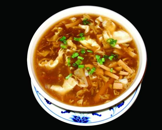 Order Hot & Sour Soup(S) food online from Wu's Garden store, Upper Leacock on bringmethat.com