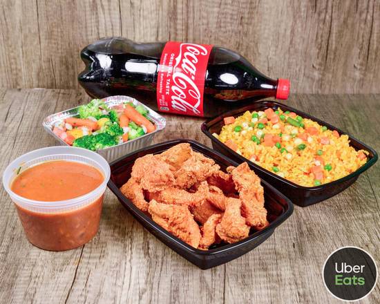 Order Family Combo #2 Fried Chicken Chunks food online from Quisqueya Deli & Market store, Danbury on bringmethat.com