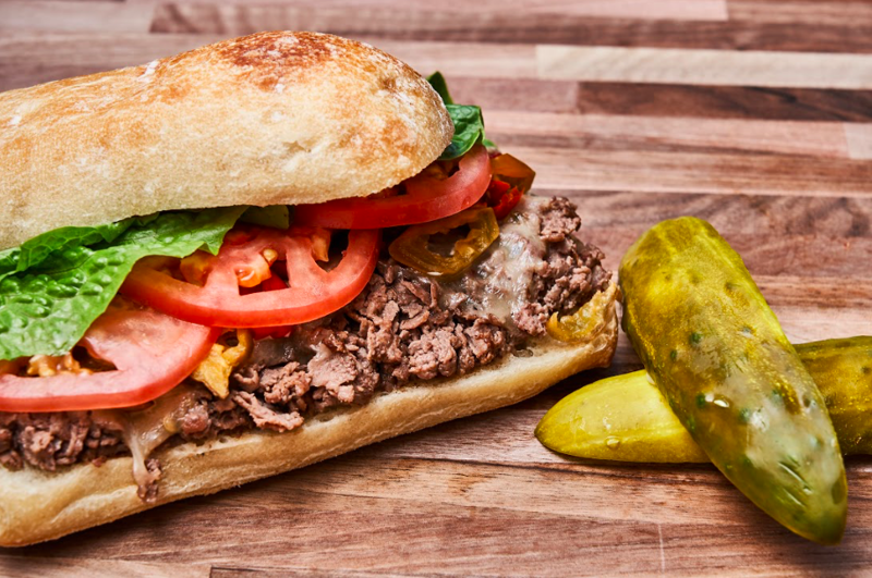Order Spicy Roast Beef food online from Hudson's Grill Sandwich Shop store, Jersey City on bringmethat.com