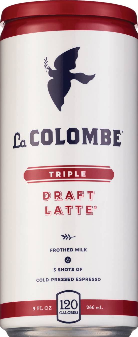 Order La Colombe Draft Latte Triple 9 OZ food online from Cvs store, TRAVERSE CITY on bringmethat.com
