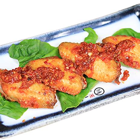 Order Spicy Chicken Wing（5 pcs） food online from Ichiddo Ramen store, Coon Rapids on bringmethat.com