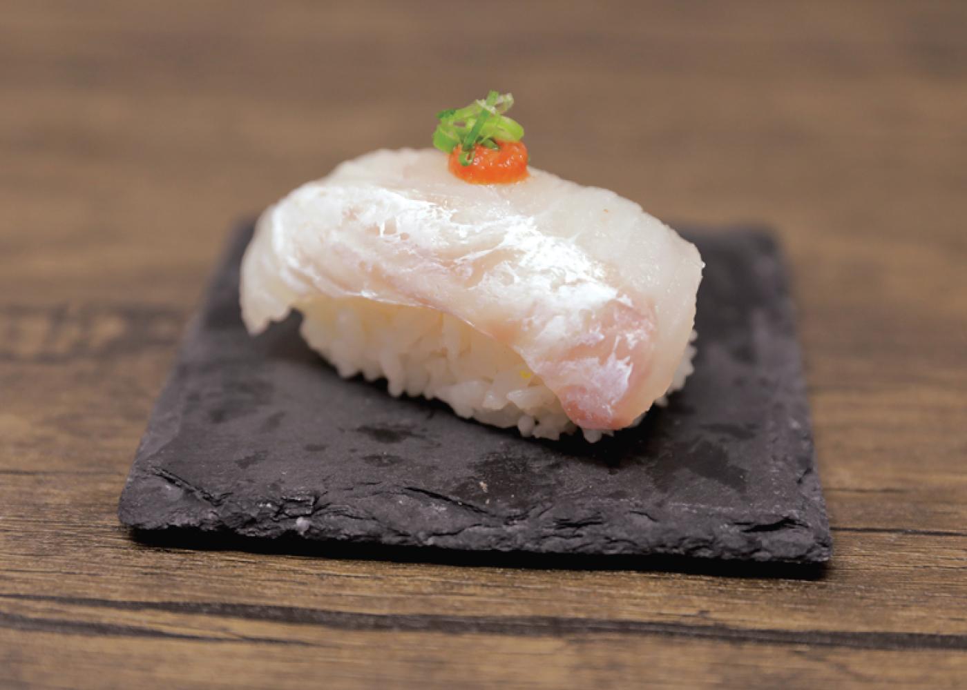 Order Halibut Sushi food online from California Rock'n Sushi store, Los Angeles on bringmethat.com