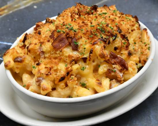 Order Bacon & Onion Macaroni & Cheese food online from Morton The Steakhouse store, Anaheim on bringmethat.com