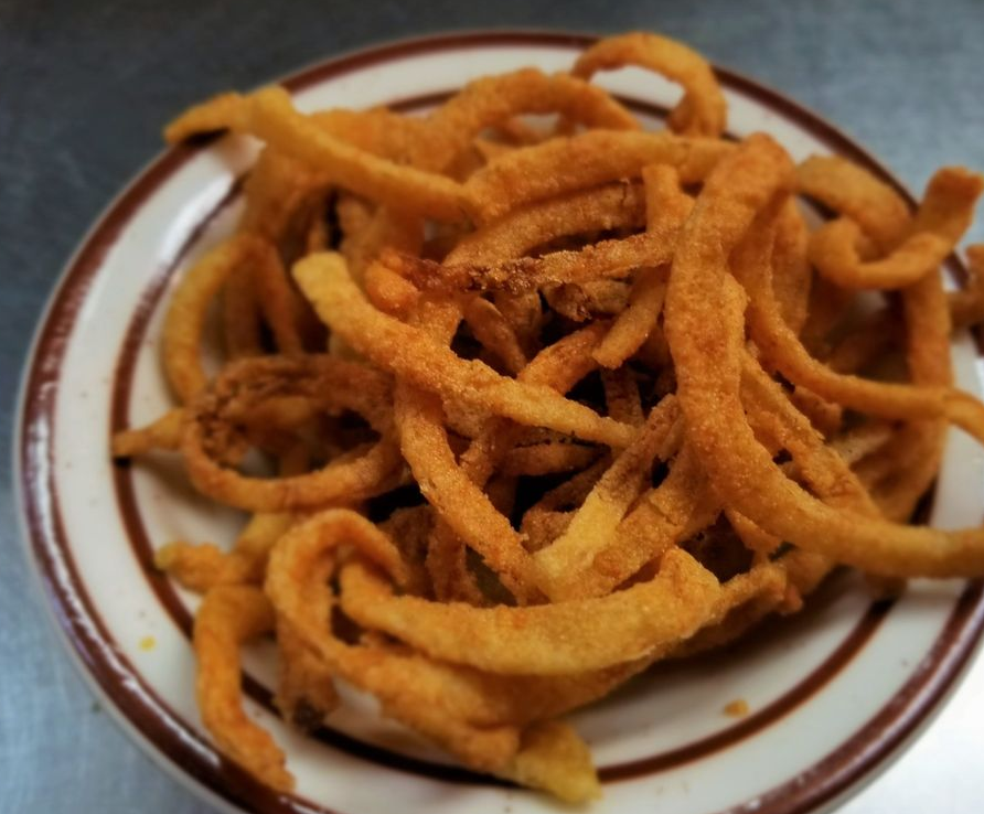 Order Fried Onion Straws food online from North Point Grill store, Winston-Salem on bringmethat.com