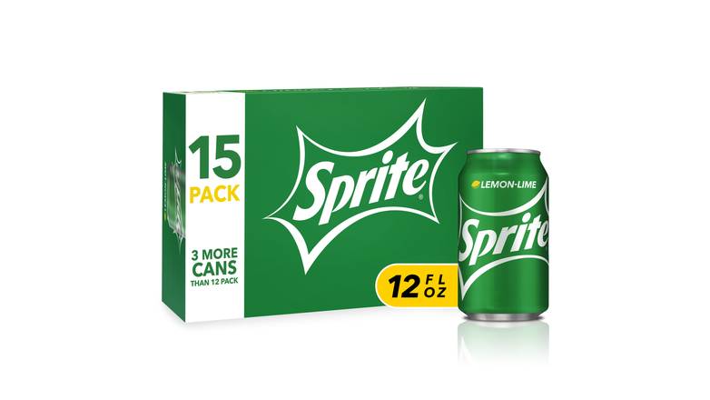 Order Sprite Can Pack Of 15 food online from Shell Rock Spring store, Bel Air on bringmethat.com