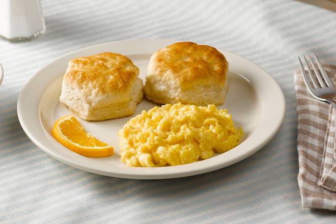 Order Two Eggs n' Biscuits food online from Cracker Barrel Old Country Store store, Corinth on bringmethat.com