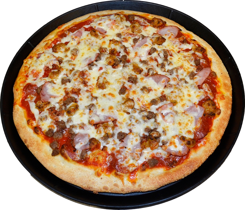 Order 10" Meatlovers Pizza food online from Davinci Pizza store, Frankfort on bringmethat.com