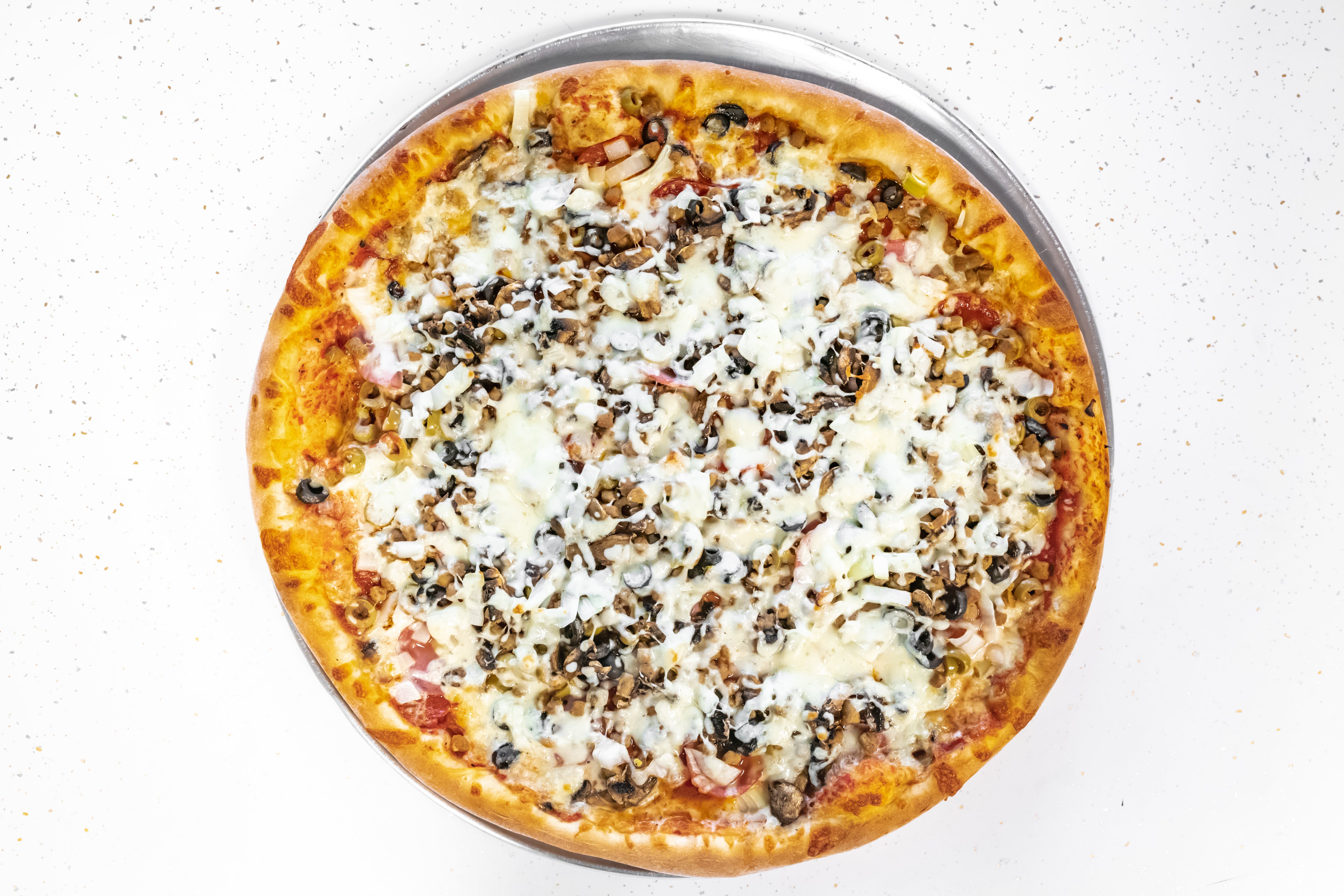 Order Supreme Pizza - Medium food online from Brooklyns Best Pizza & Pasta store, Arlington on bringmethat.com