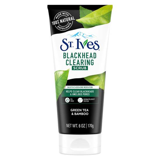 Order St. Ives Blackhead Clearing Green Tea Face Scrub, 6 OZ food online from CVS store, MANKATO on bringmethat.com