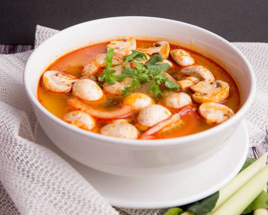 Order Tom Yum Gai food online from King of thai noodle house store, San Francisco on bringmethat.com