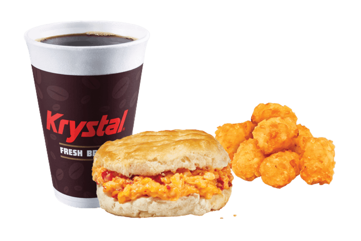 Order PIMENTO CHEESE BISCUIT COMBO food online from Krystal store, Garden City on bringmethat.com