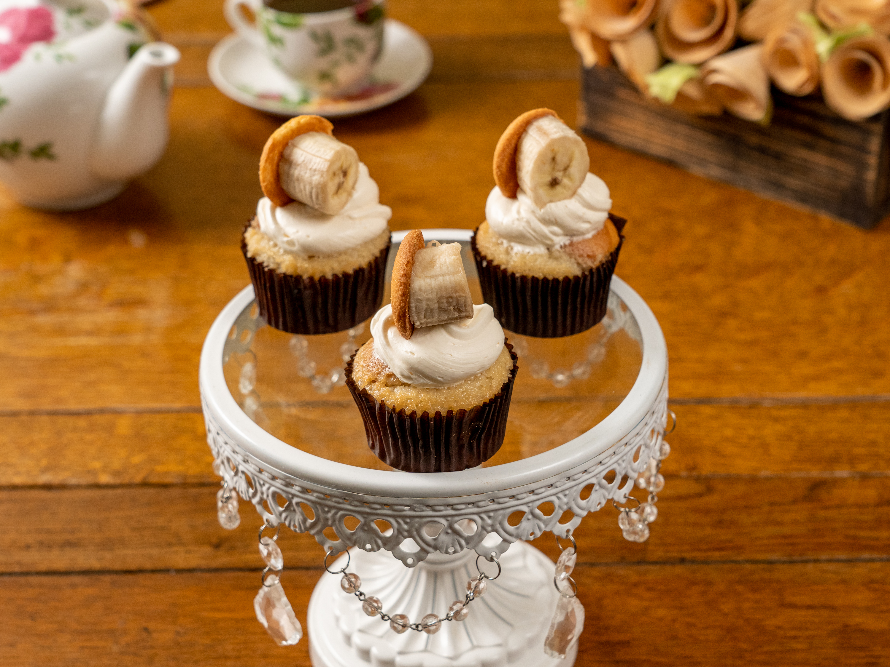 Order Banana Pudding Cupcake food online from Yummy Finds store, Victoria on bringmethat.com