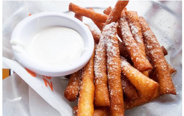 Order Funnel Cake Fries food online from The Pizza Cutters store, Syracuse on bringmethat.com