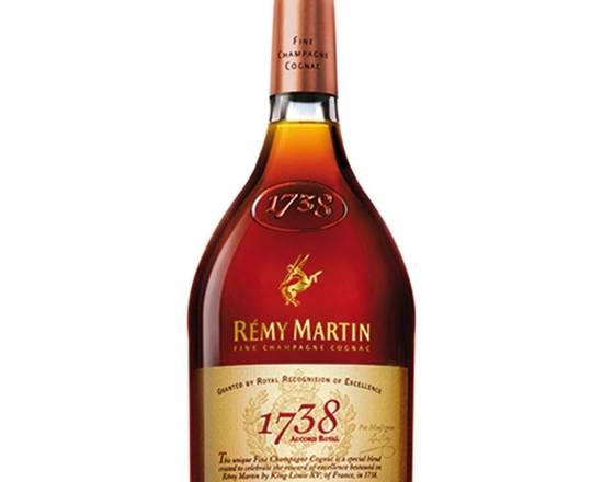 Order Remy Martin 1738, 750mL cognac (40.0% ABV) food online from Luckys Liquor store, Los Angeles on bringmethat.com