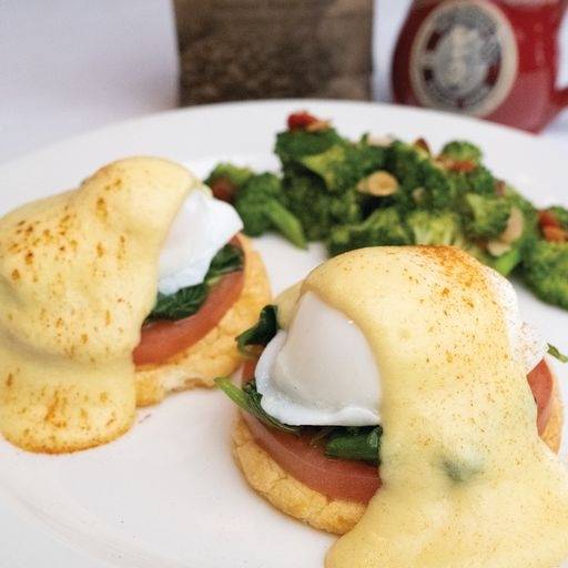Order Cloudie Benedict food online from The Original Pancake House store, Grapevine on bringmethat.com