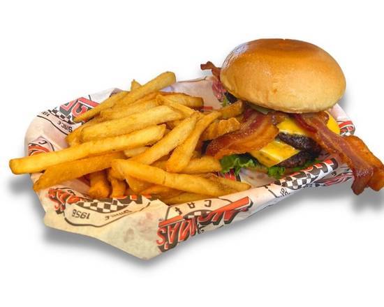 Order Bacon Cheeseburger food online from Norma's Cafe store, Frisco on bringmethat.com