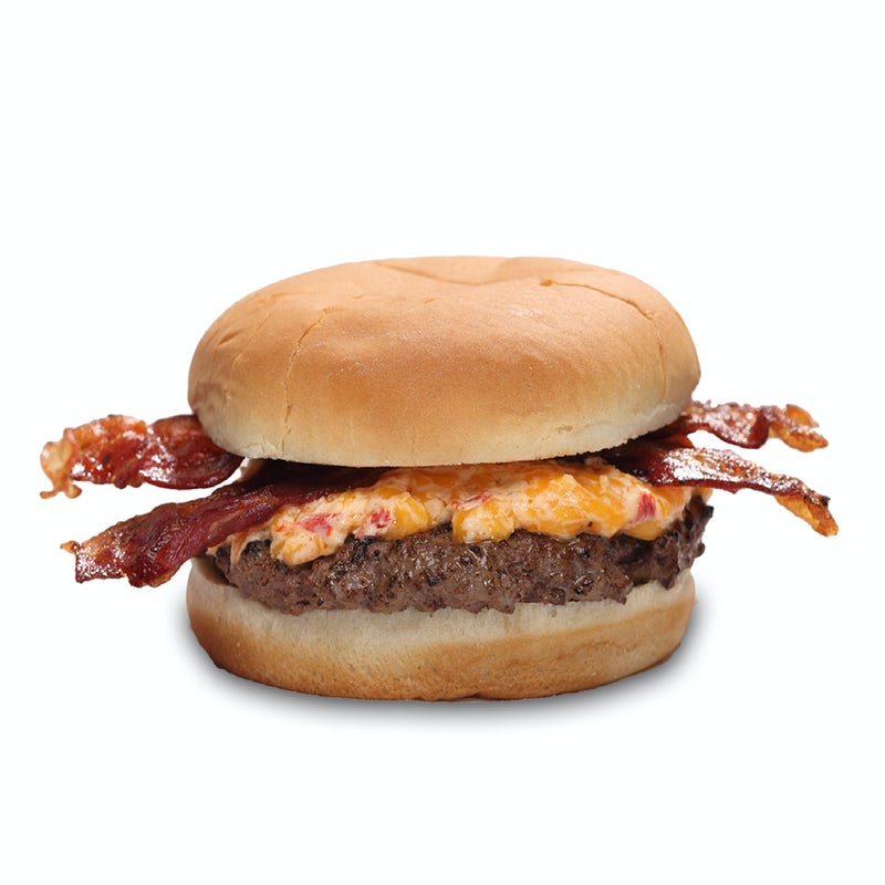 Order Lil Pimento Cheeseburger  food online from Hwy 55 Burgers Shakes & Fries store, Garner on bringmethat.com