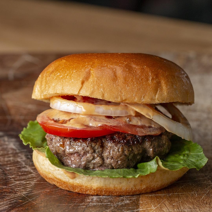 Order Hamburger food online from All About Burger store, Arlington on bringmethat.com