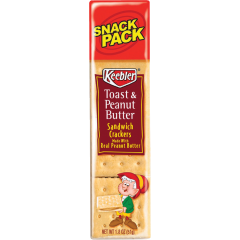 Order Keebler Toast & Peanut Butter Sandwich Cracker 1.8oz food online from 7-Eleven store, New Eagle on bringmethat.com