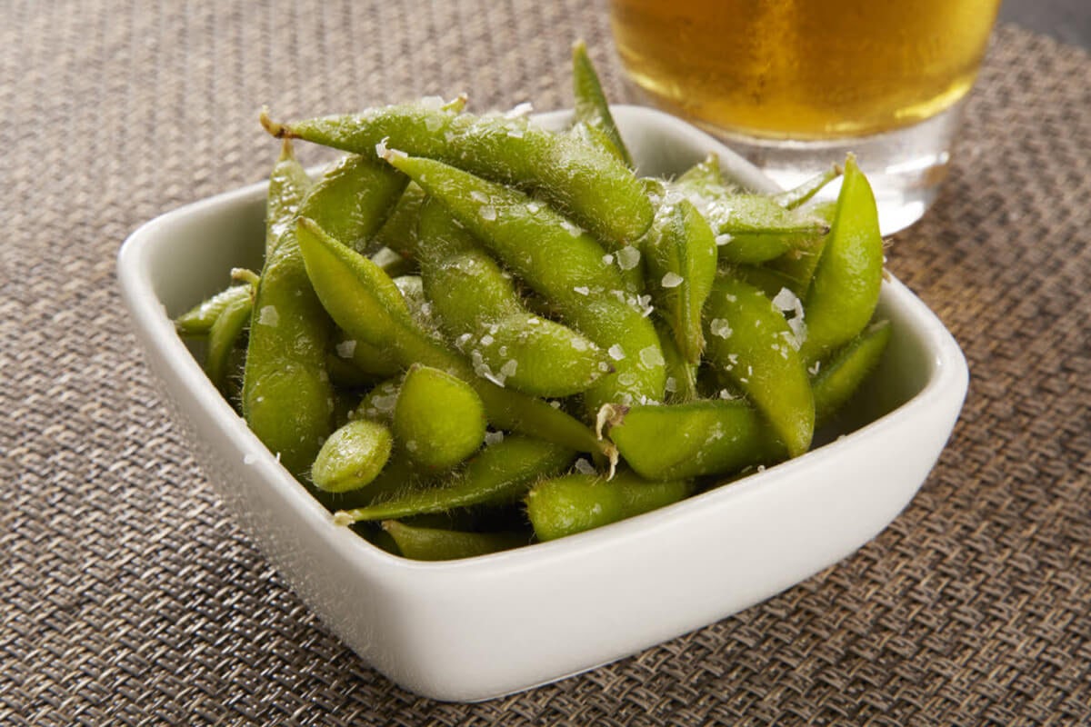 Order EDAMAME food online from Ra Sushi store, Chino Hills on bringmethat.com