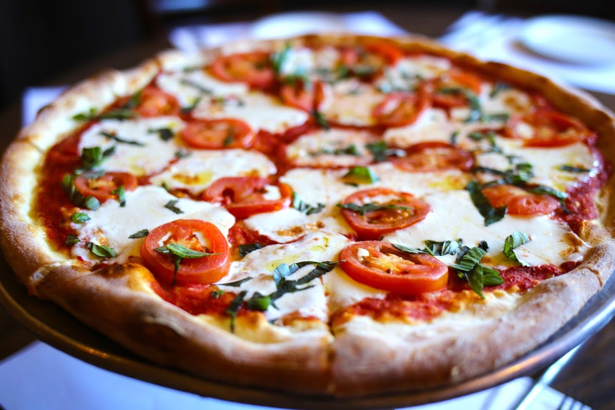 Order Margherita Pizza - 10" (6 Slices) food online from Mario's Restaurant store, Clifton on bringmethat.com