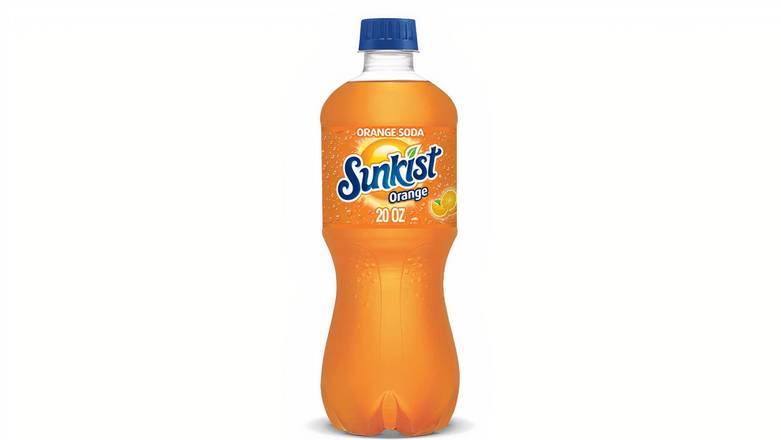 Order Sunkist Orange Soda, 20 oz bottle food online from Mac On 4th store, Alton on bringmethat.com