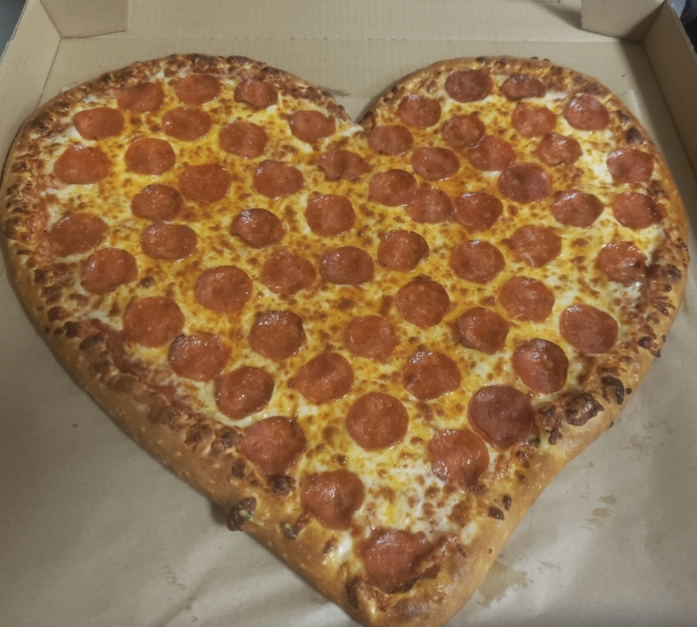 Order Heart Pizza food online from Bambino's Pizza & Deli 2 store, Chula Vista on bringmethat.com