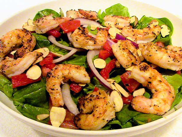 Order Grilled Shrimp Salad food online from America's Best Wings store, Richmond on bringmethat.com