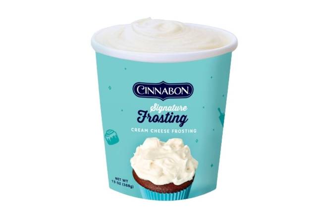 Order Signature Cream Cheese Frosting Pint food online from Cinnabon store, Canoga Park on bringmethat.com