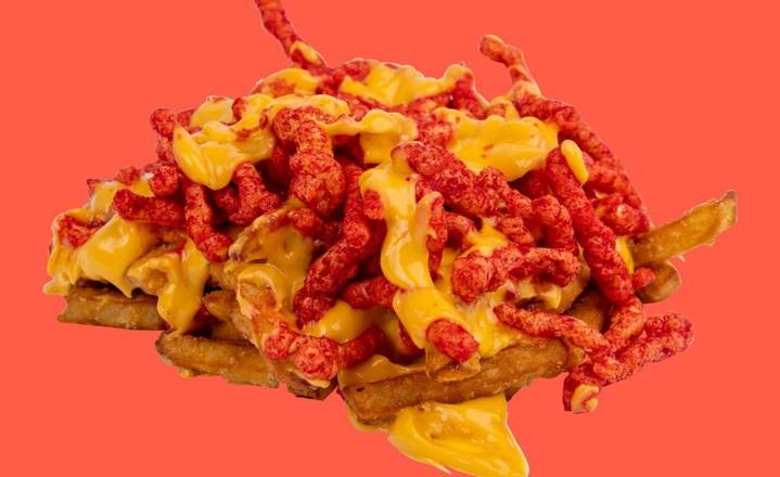 Order Nacho Hot Cheeto Fries food online from Hawt Chick Chicken store, Reno on bringmethat.com