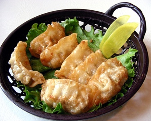 Order 5 Pieces Gyoza food online from Joy Sushi store, Mountain View on bringmethat.com