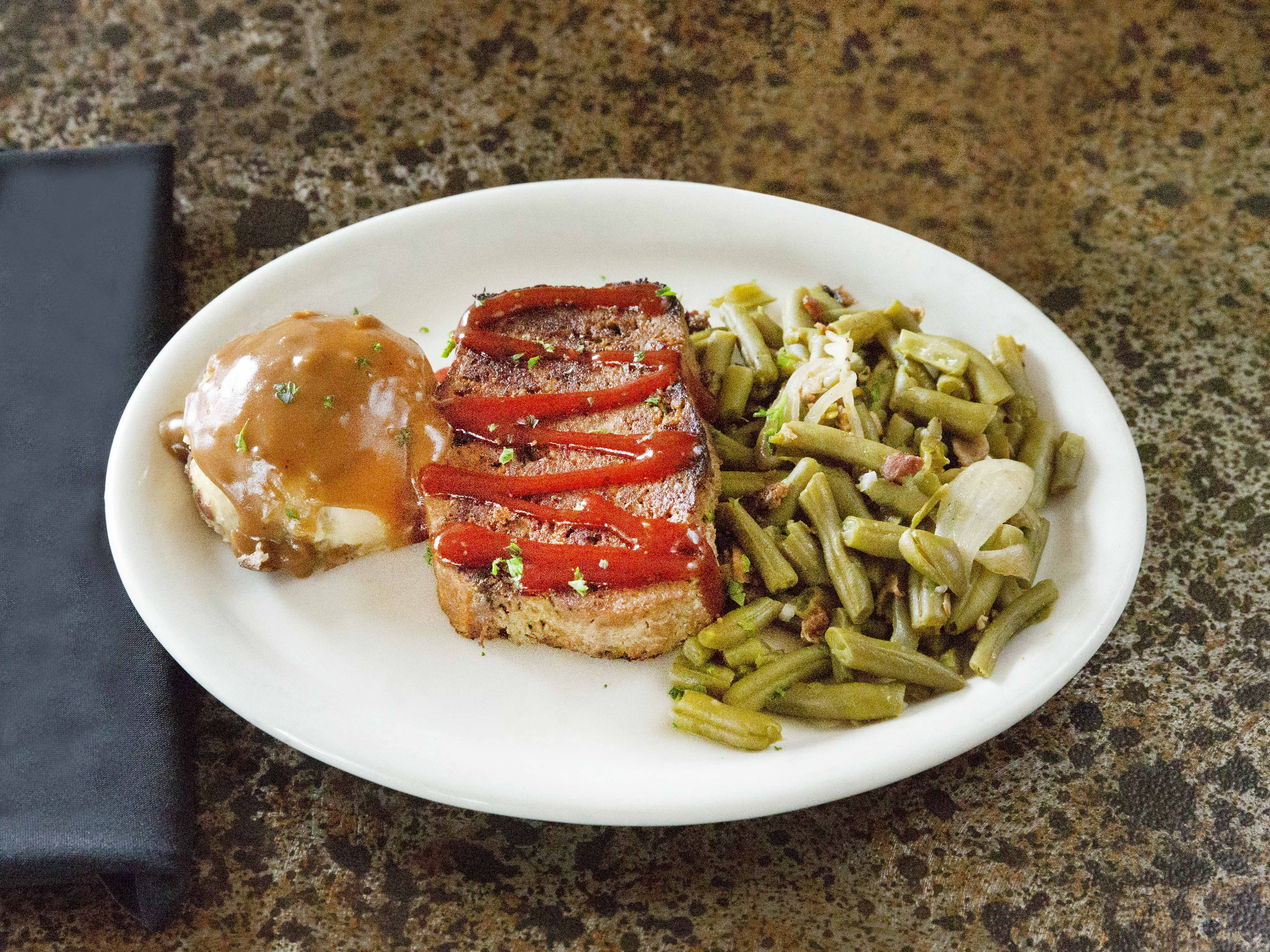 Order Meat Loaf Dinner food online from The Copper Pot store, Englewood on bringmethat.com