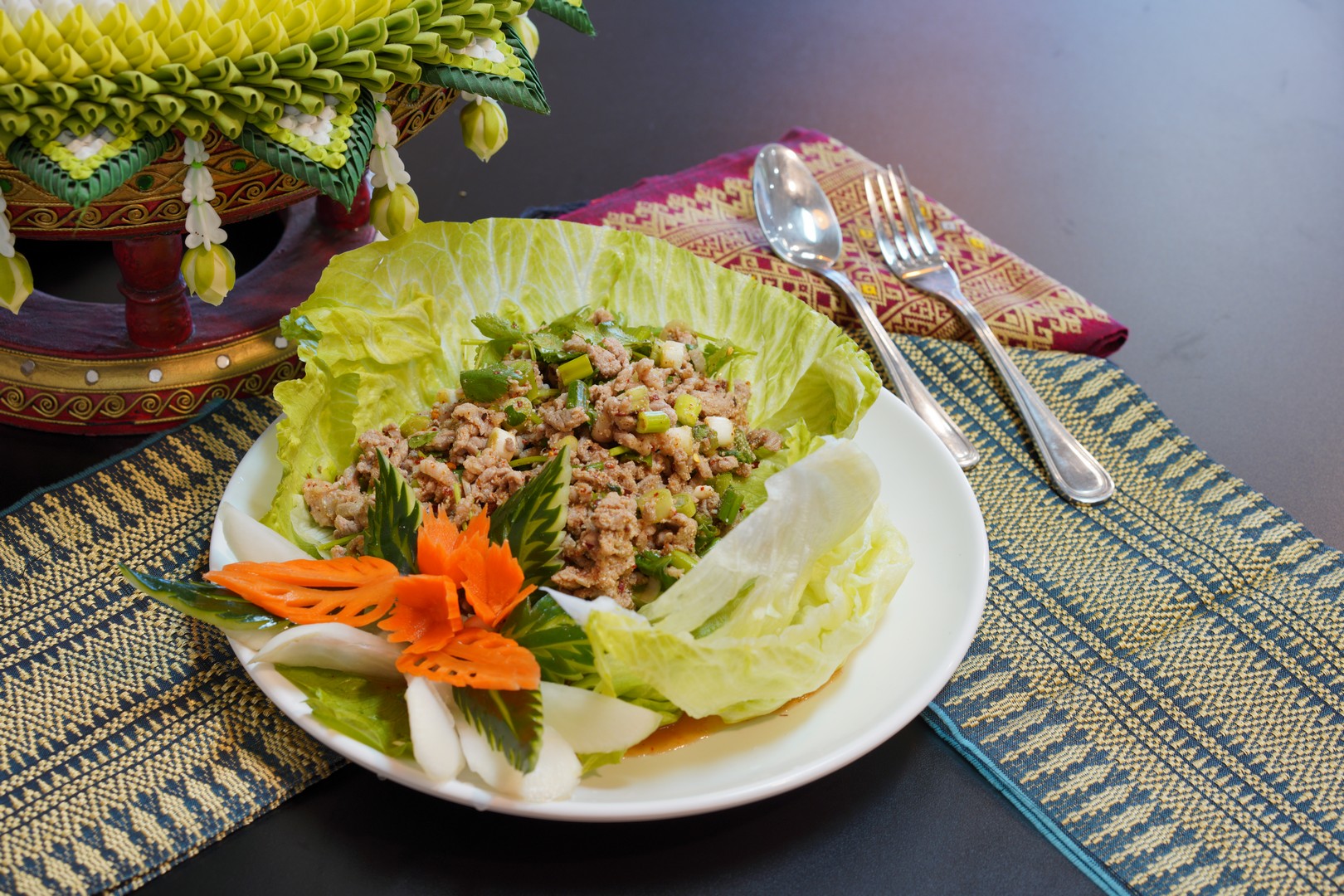 Order Larb Salad food online from Thai Pepper store, Las Vegas on bringmethat.com