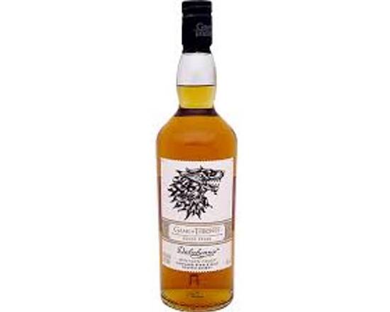 Order GAME Of THRONES  DALWHINNIE WINTER'S FROST 750ML 43% food online from Starway Liquor store, Bell Gardens on bringmethat.com