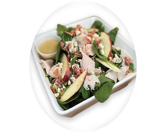 Order NEW!  Apple and Bleu Salad (Full Salad) food online from Smiling Moose Deli store, Fargo on bringmethat.com
