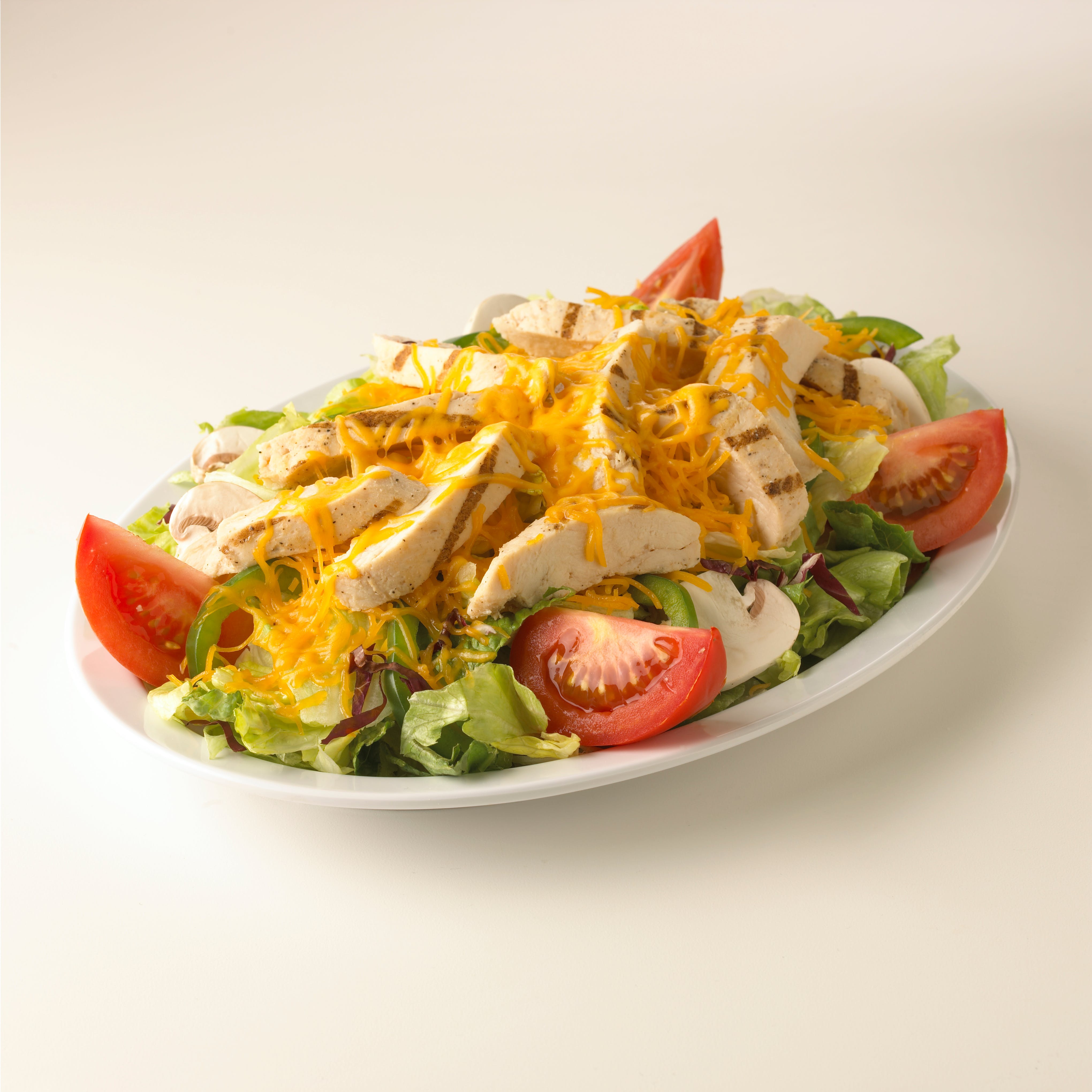 Order Grilled Chicken Salad - Salad food online from Bellacino Pizza & Grinders store, South Point on bringmethat.com