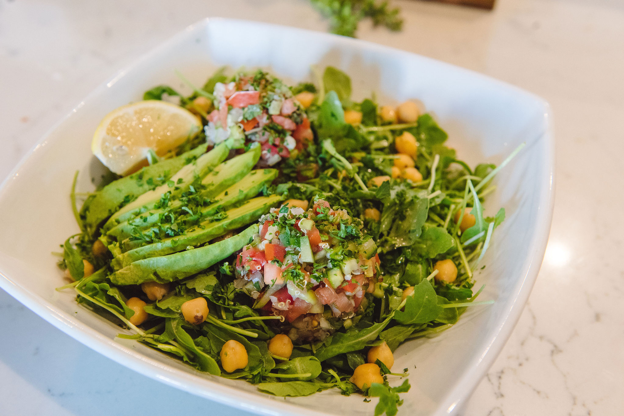 Order Quinoa Tabouli Salad food online from Ocado Restaurant store, Sherman Oaks on bringmethat.com