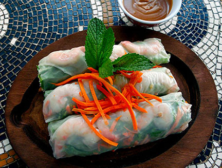 Order Shrimp Spring Rolls food online from Bon Bon Sandwiches store, Chicago on bringmethat.com