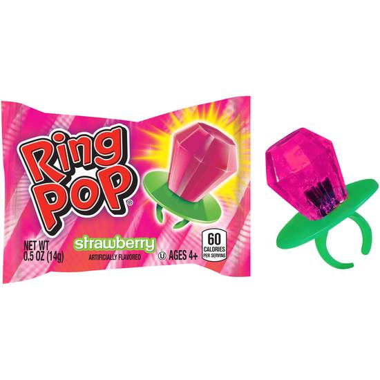 Order Ring Pop Individually Wrapped Lollipop Suckers Assorted Flavors (0.5 oz) food online from Rite Aid store, Eugene on bringmethat.com