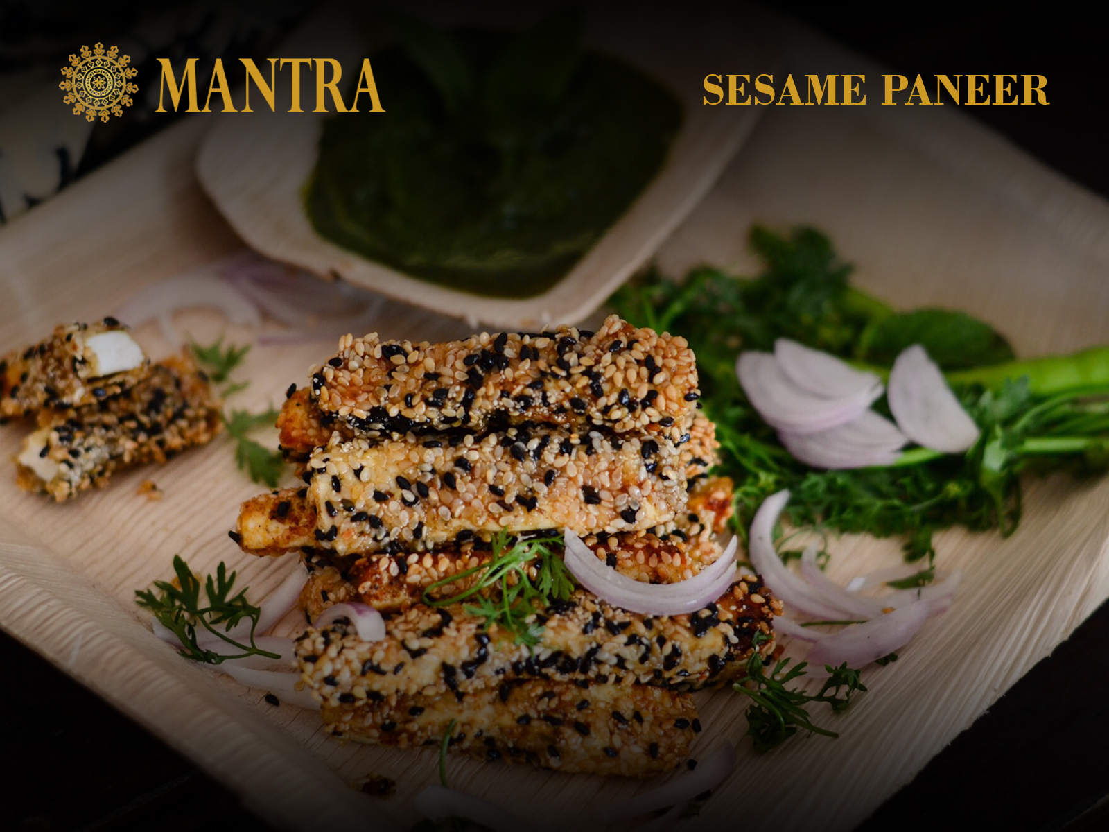 Order Sesame Paneer food online from Mantra Authentic Indian Restaurant store, Jersey City on bringmethat.com