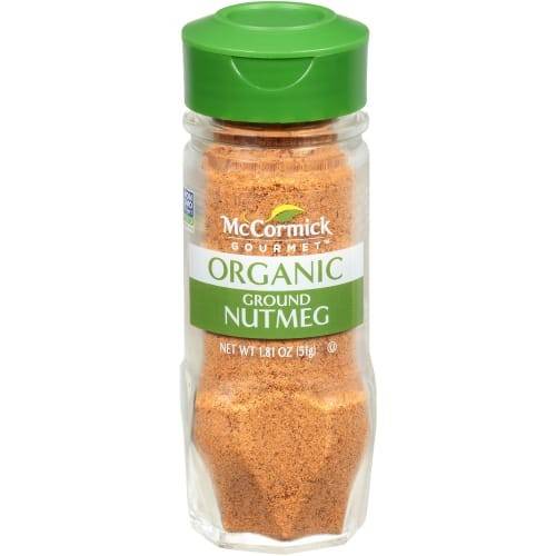 Order McCormick · Organic Ground Nutmeg (1.8 oz) food online from Safeway store, Menlo Park on bringmethat.com