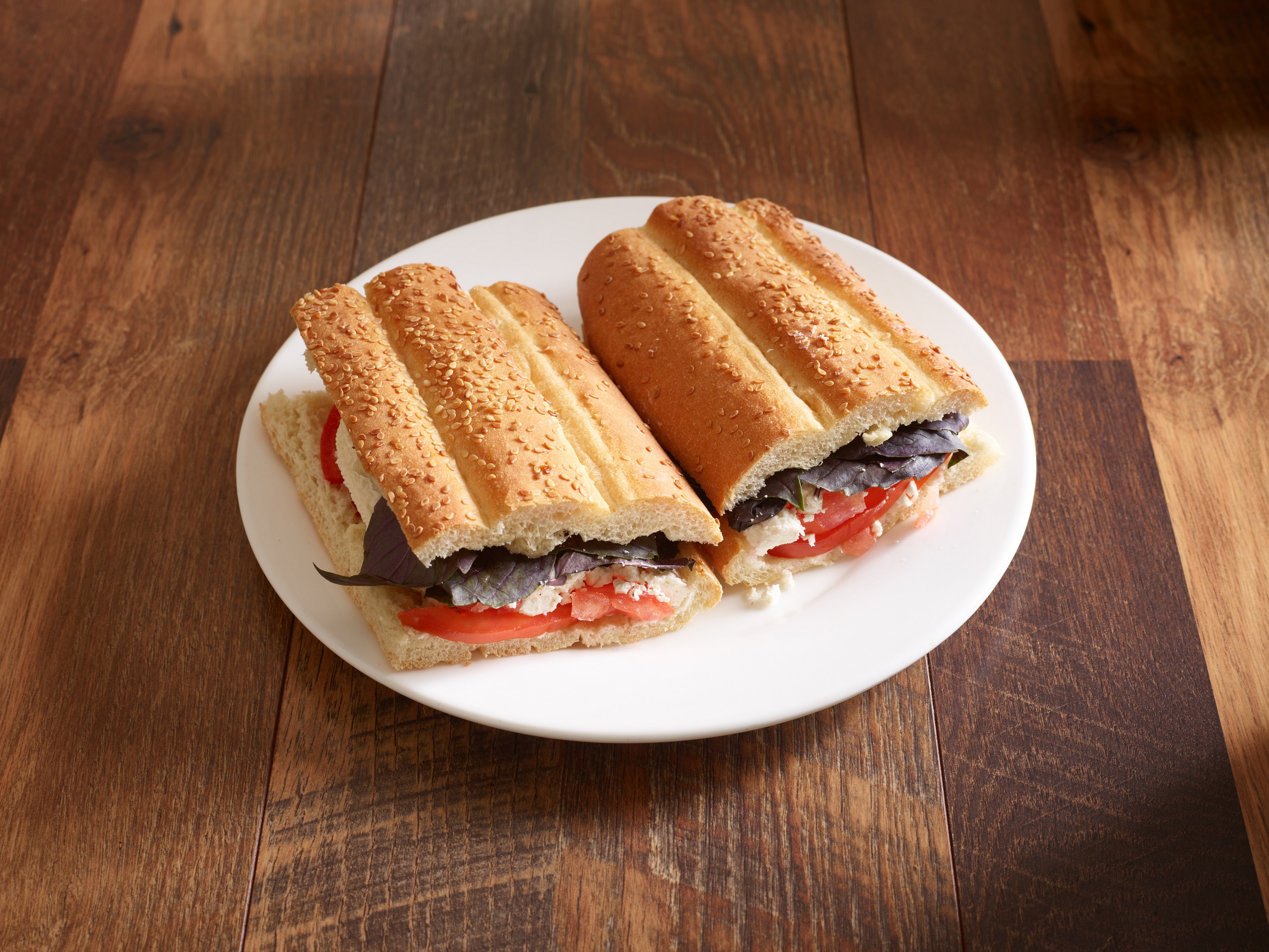 Order Feta Basil Sandwich food online from Paradise Pastry & Cafe store, Glendale on bringmethat.com
