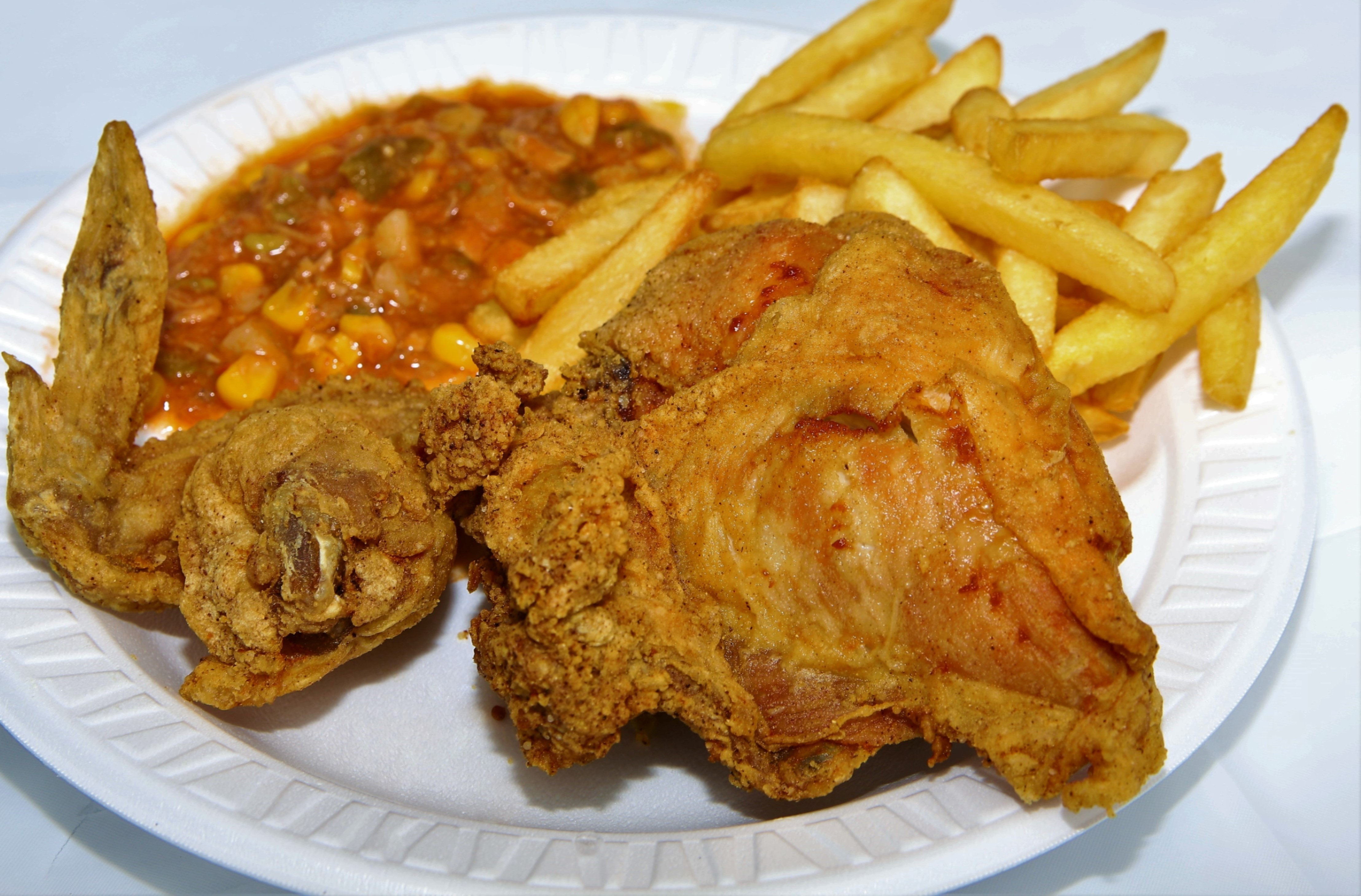 Order White Chicken Dinner food online from Don Murray's Barbecue 2 Go store, Raleigh on bringmethat.com