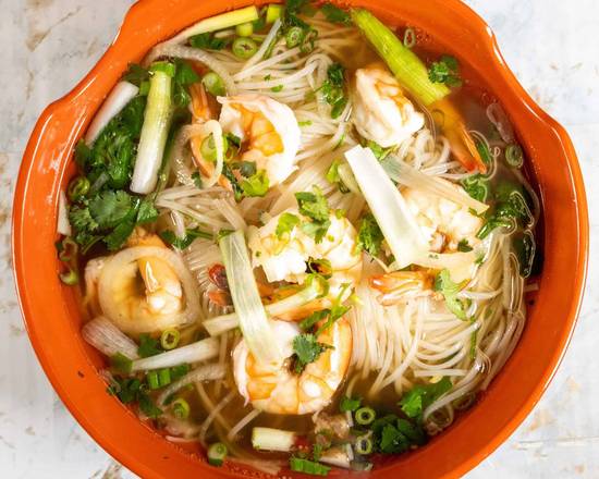 Order 13. Shrimp Pho food online from Pho Tung & Cafe store, Lake Forest on bringmethat.com